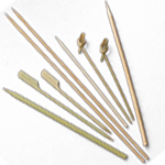 Teppo flat wide flower knotted tonkin BBQ cocktail all skewers