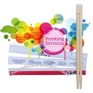 Personalized Logo Chopsticks Printing Services