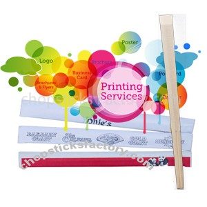 Personalized Logo Chopsticks Printing Services
