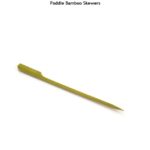 6 inch Paddle White Bamboo Skewers 10k - Free Shipping