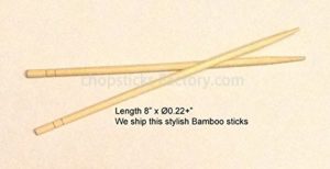 Bamboo corn sticks palillos