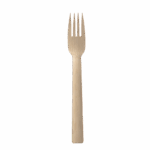 Disposable bamboo fork
